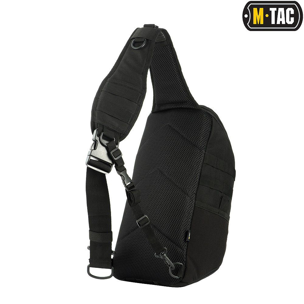 Рюкзак однолямочный M-Tac Armadillo Black Фото 2